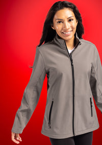 Clique Tempo Recycled Stretch Softshell Womens Full Zip Jacket