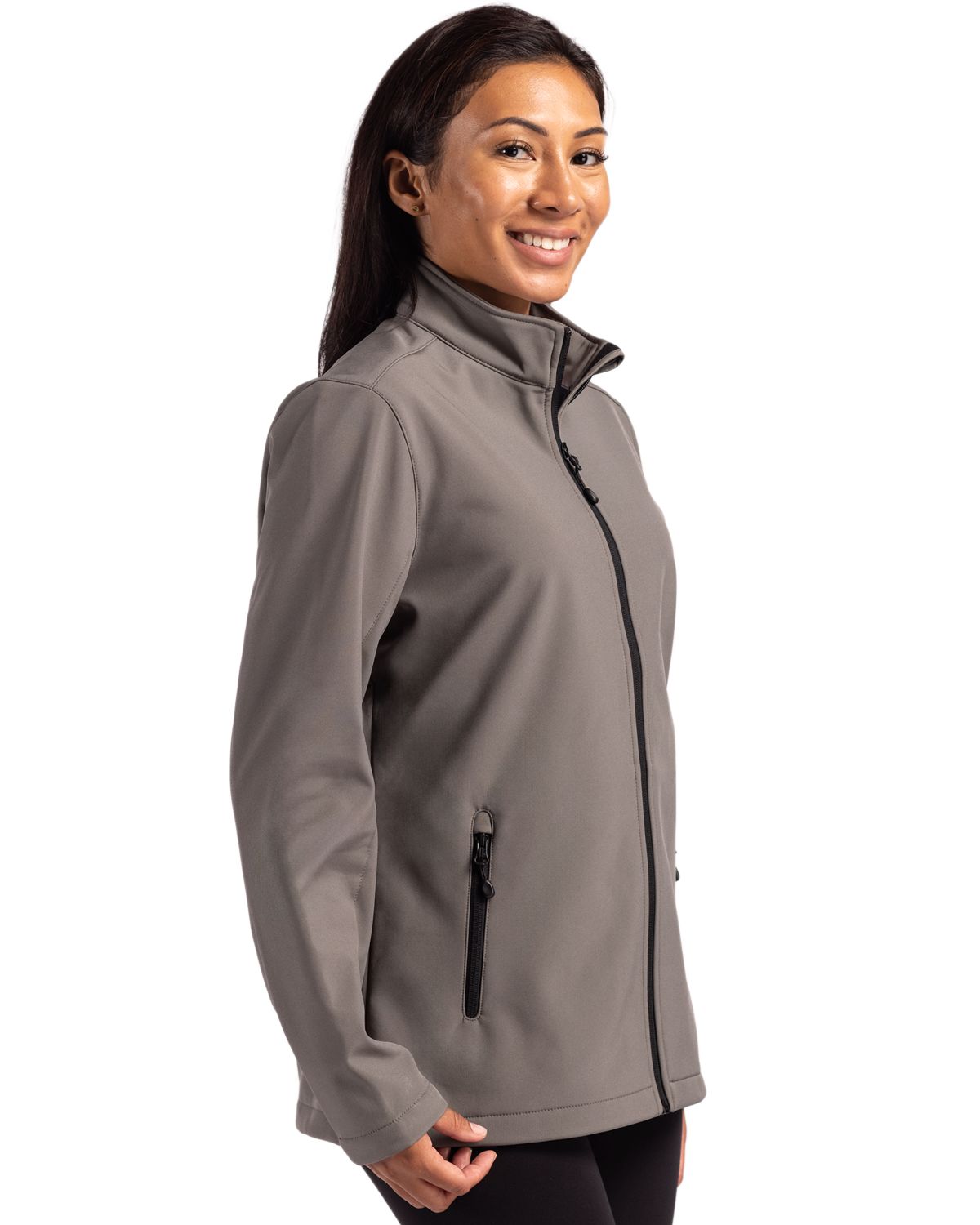 Clique Tempo Recycled Stretch Softshell Womens Full Zip Jacket