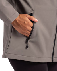 Clique Tempo Recycled Stretch Softshell Womens Full Zip Jacket
