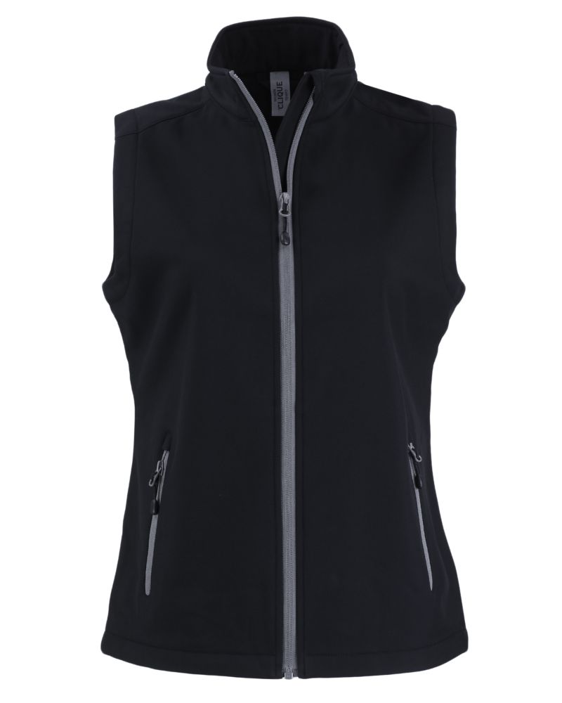 Clique Tempo Recycled Stretch Softshell Womens Full Zip Vest