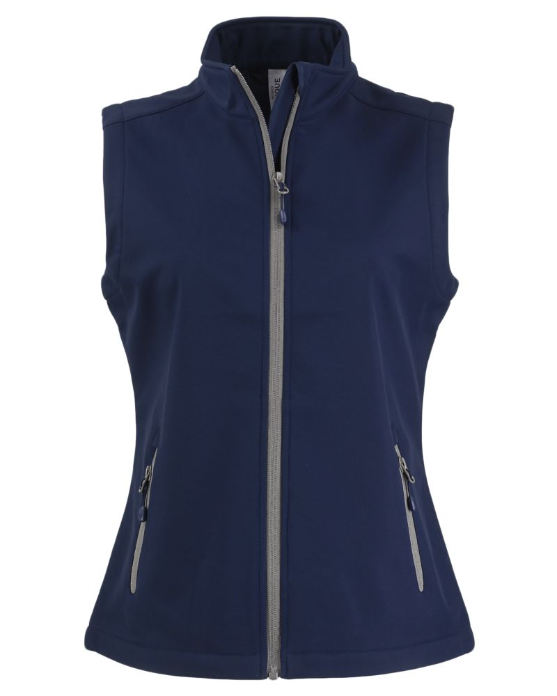 Clique Tempo Recycled Stretch Softshell Womens Full Zip Vest