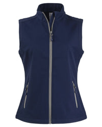 Clique Tempo Recycled Stretch Softshell Womens Full Zip Vest
