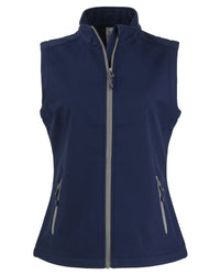 Clique Tempo Recycled Stretch Softshell Womens Full Zip Vest