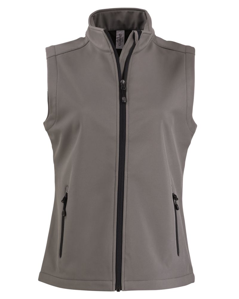 Clique Tempo Recycled Stretch Softshell Womens Full Zip Vest