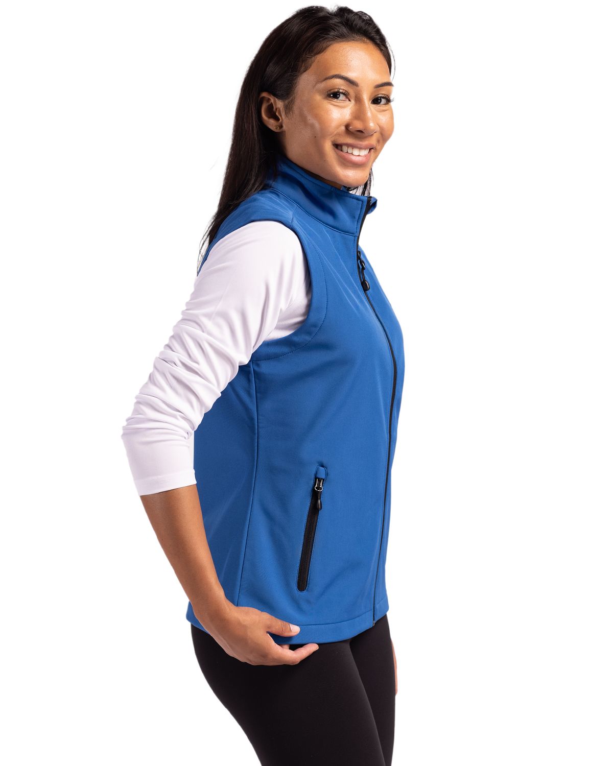 Clique Tempo Recycled Stretch Softshell Womens Full Zip Vest