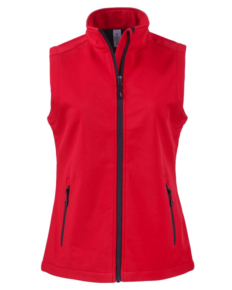 Clique Tempo Recycled Stretch Softshell Womens Full Zip Vest