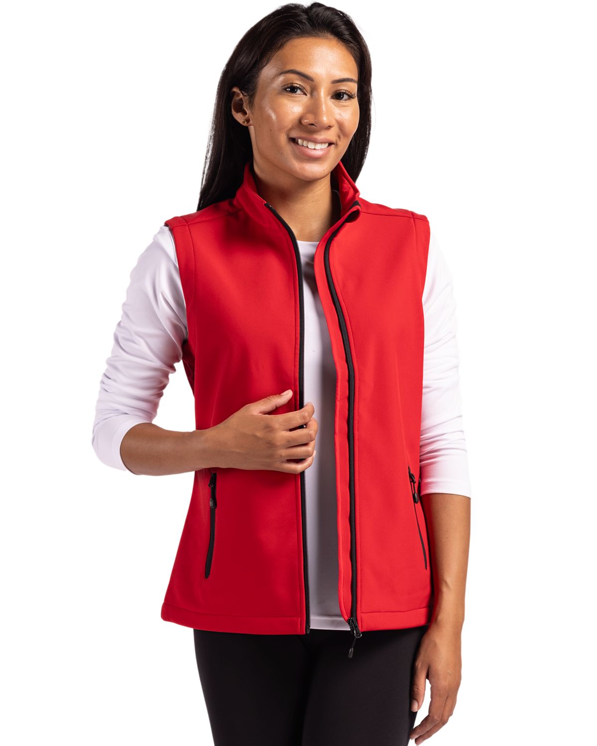 Clique Tempo Recycled Stretch Softshell Womens Full Zip Vest