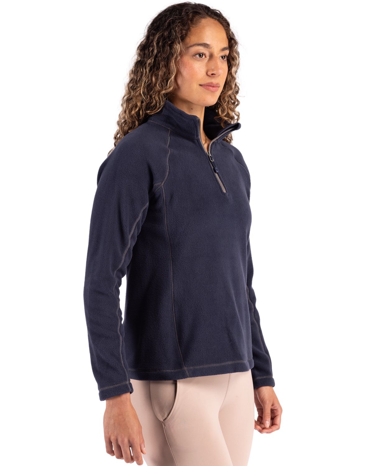 Clique Powder Recycled Fleece Womens Quarter Zip Jacket