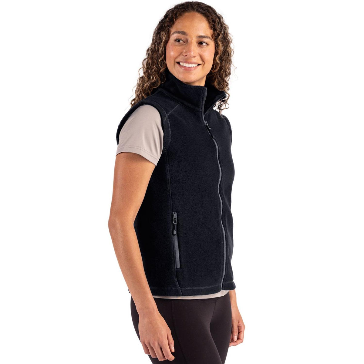 Clique Powder Recycled Fleece Womens Full Zip Vest