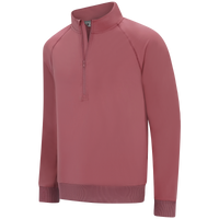 Levelwear Edan 1/2 Zip Midlayer - Mens - Mahogany Red