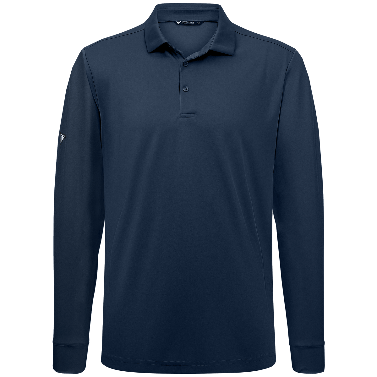 Levelwear Align Long Sleeve Polo - Mens