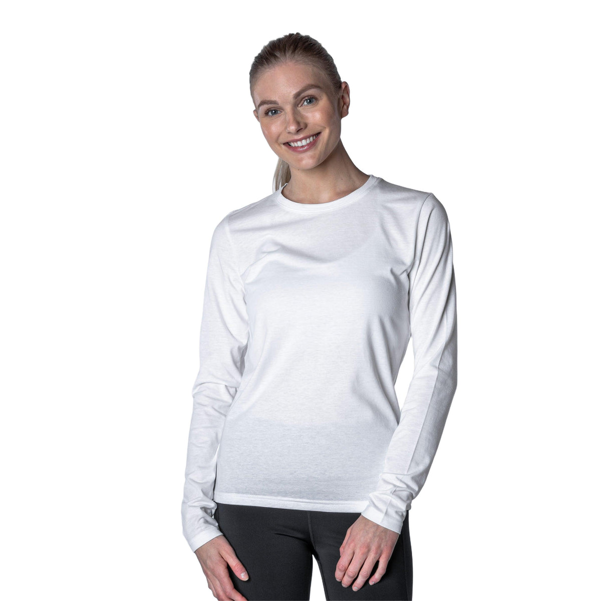Levelwear Island Long Sleeve Tee - Womens - White
