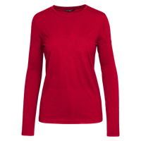 Levelwear Island Long Sleeve Tee - Womens - Flame Red