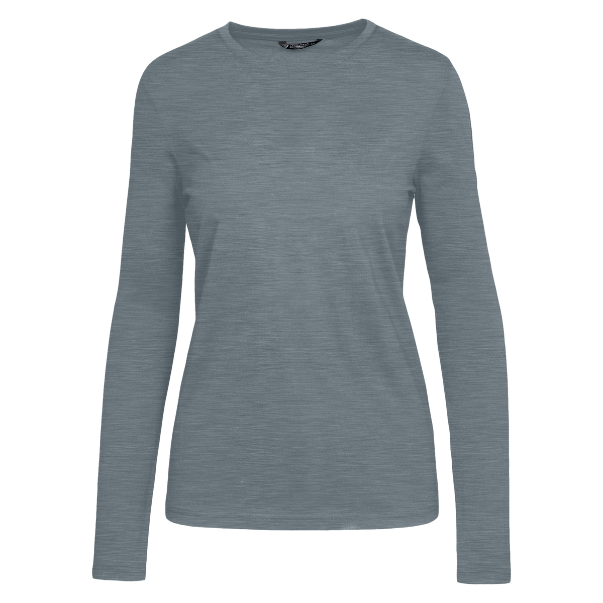 Levelwear Island Long Sleeve Tee - Womens - Heather Steel Grey
