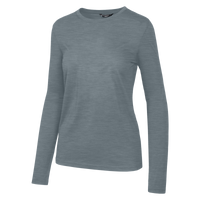 Levelwear Island Long Sleeve Tee - Womens - Heather Steel Grey