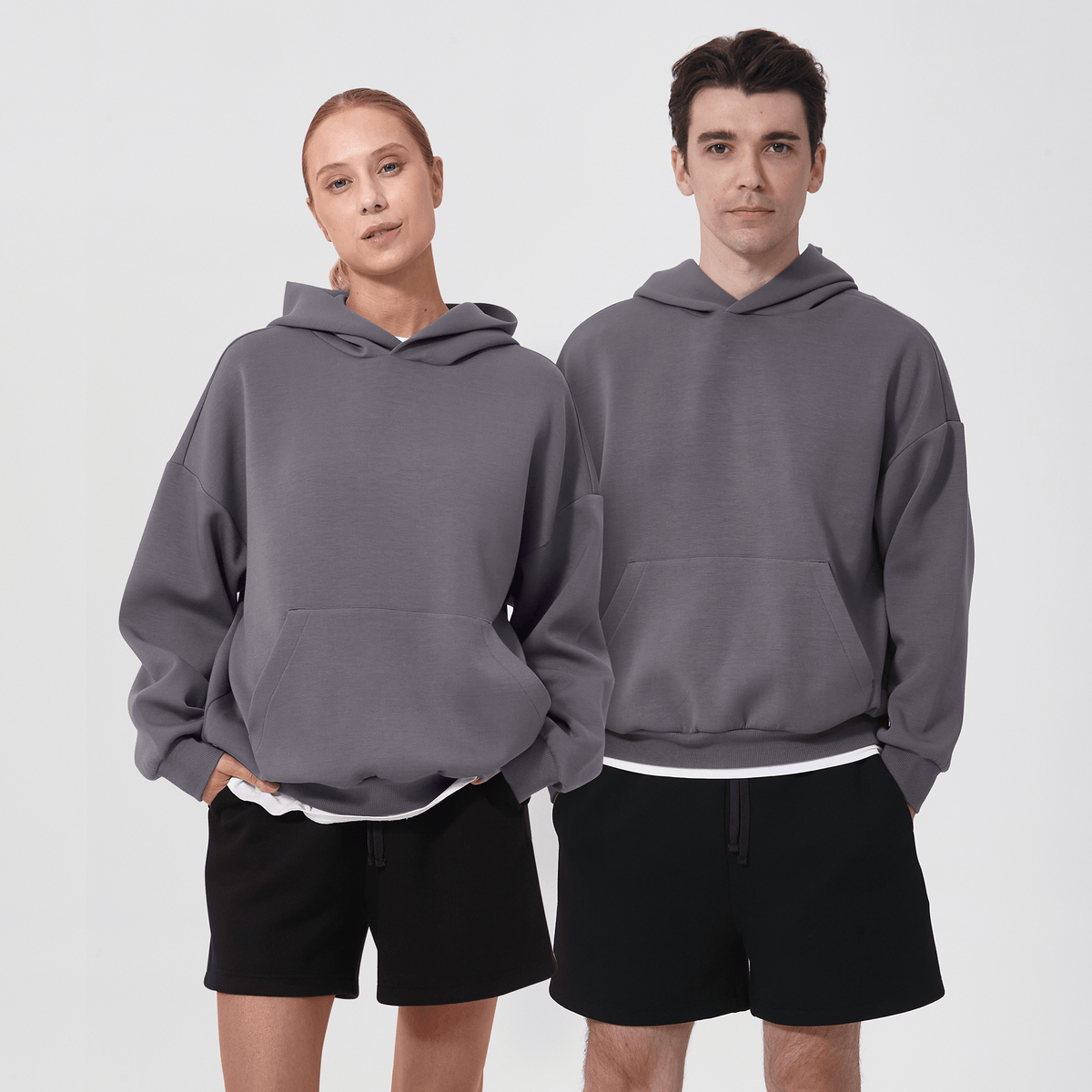 Levelwear Luxe Signature Hoodie - Grey Stone