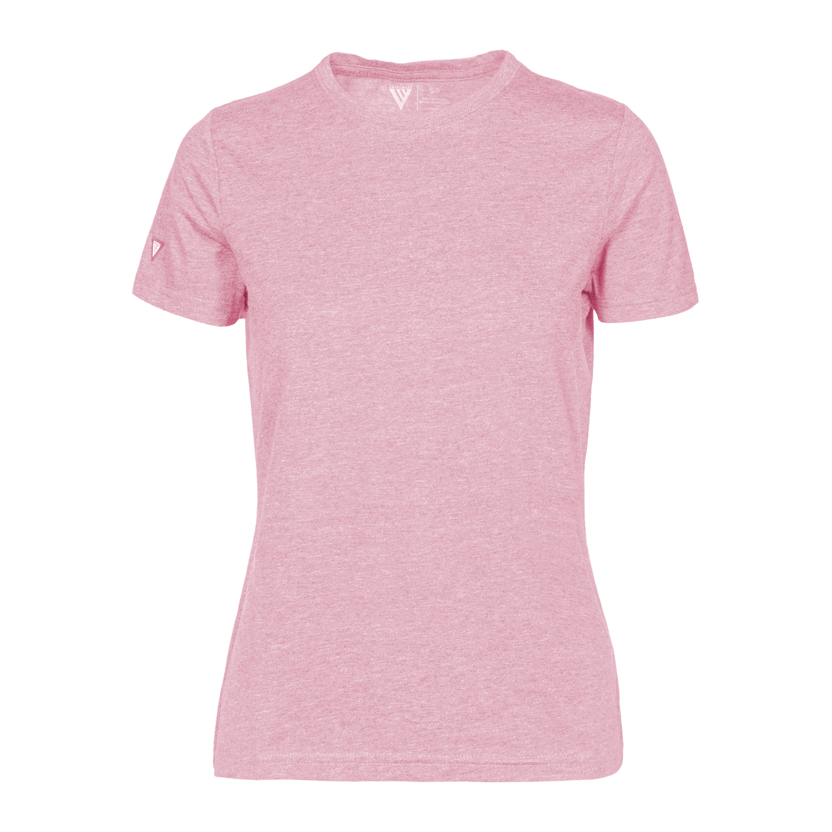 Levelwear Maddox Crew Neck Tee - Womens - Heather Hazy Pink