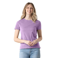 Levelwear Maddox Crew Neck Tee - Womens - Heather Lupine