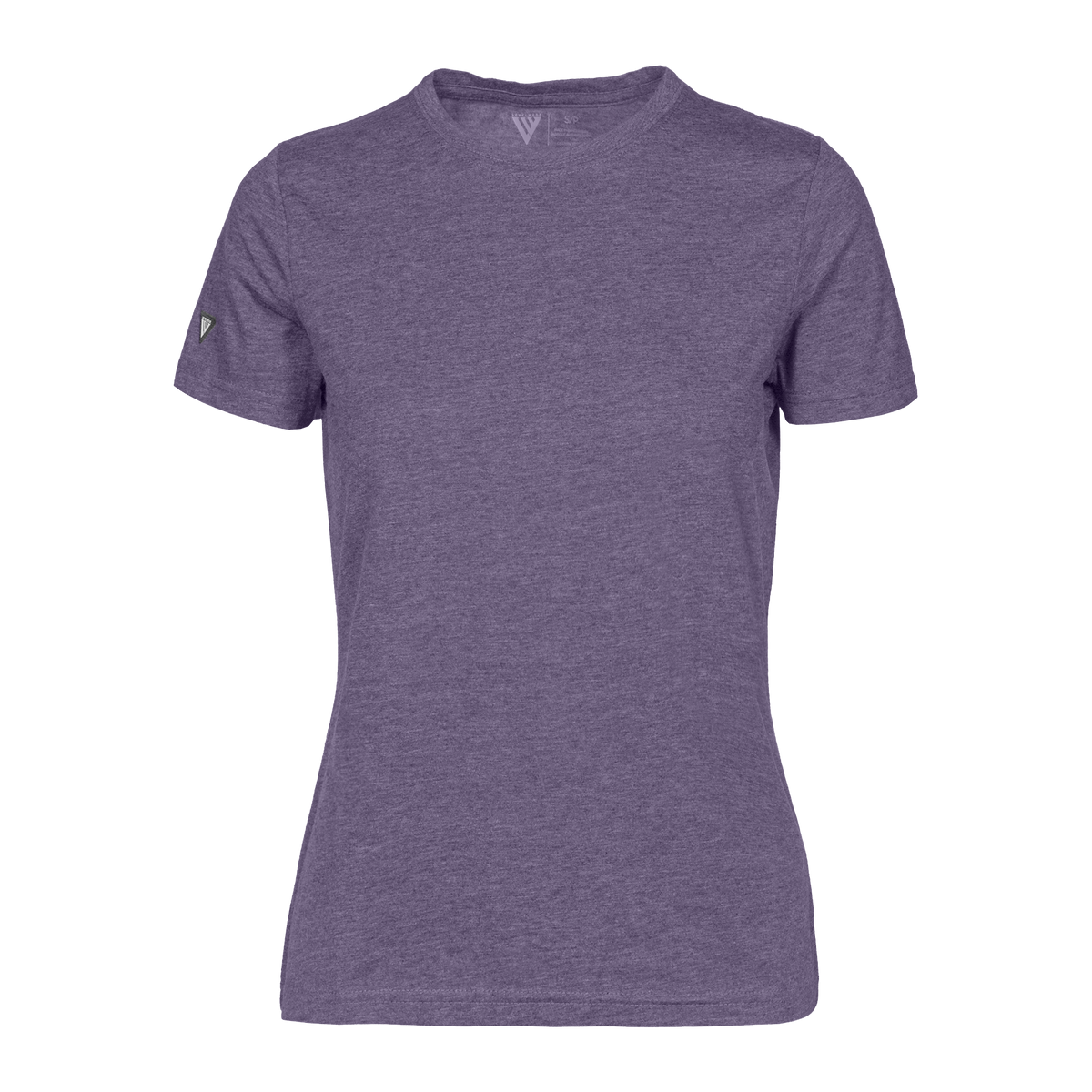 Levelwear Maddox Crew Neck Tee - Womens - Heather Purple Reign