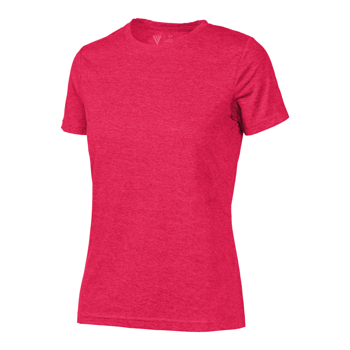 Levelwear Maddox Crew Neck Tee - Womens - Heather Raspberry