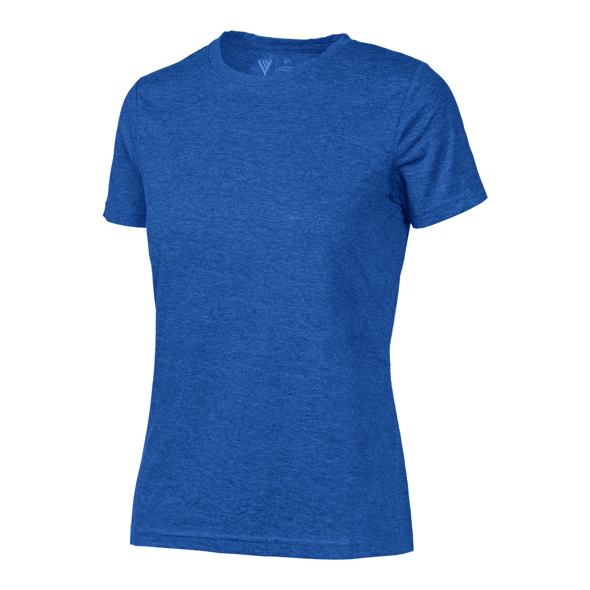 Levelwear Maddox Crew Neck Tee - Womens - Heather Royal