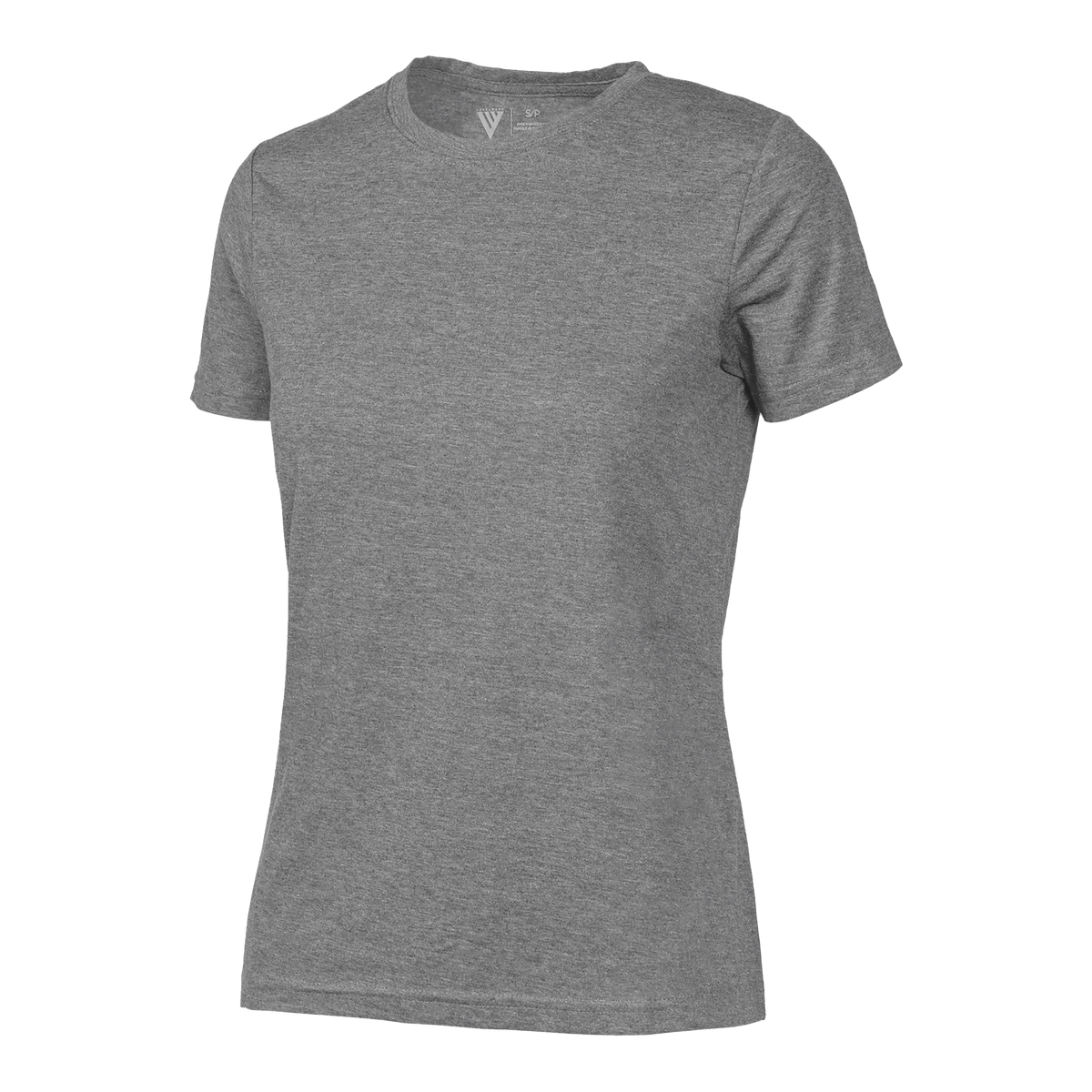Levelwear Maddox Crew Neck Tee - Womens - Heather Steel Grey