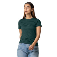 Levelwear Maddox Crew Neck Tee - Womens - Obsidian Green