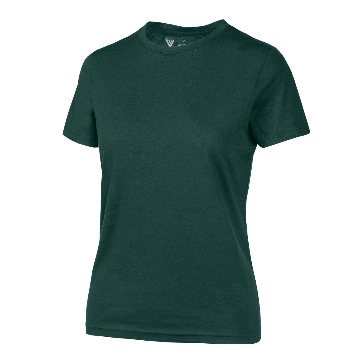 Levelwear Maddox Crew Neck Tee - Womens - Obsidian Green