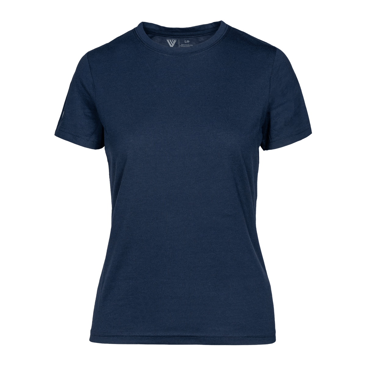 Levelwear Maddox Crew Neck Tee - Womens - Solid Navy