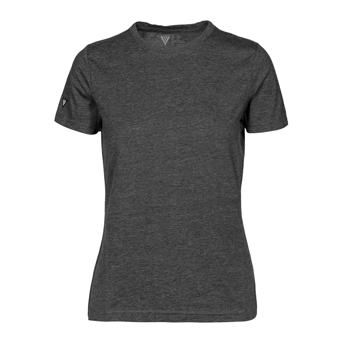 Levelwear Maddox Crew Neck Tee - Womens - Heather Charcoal