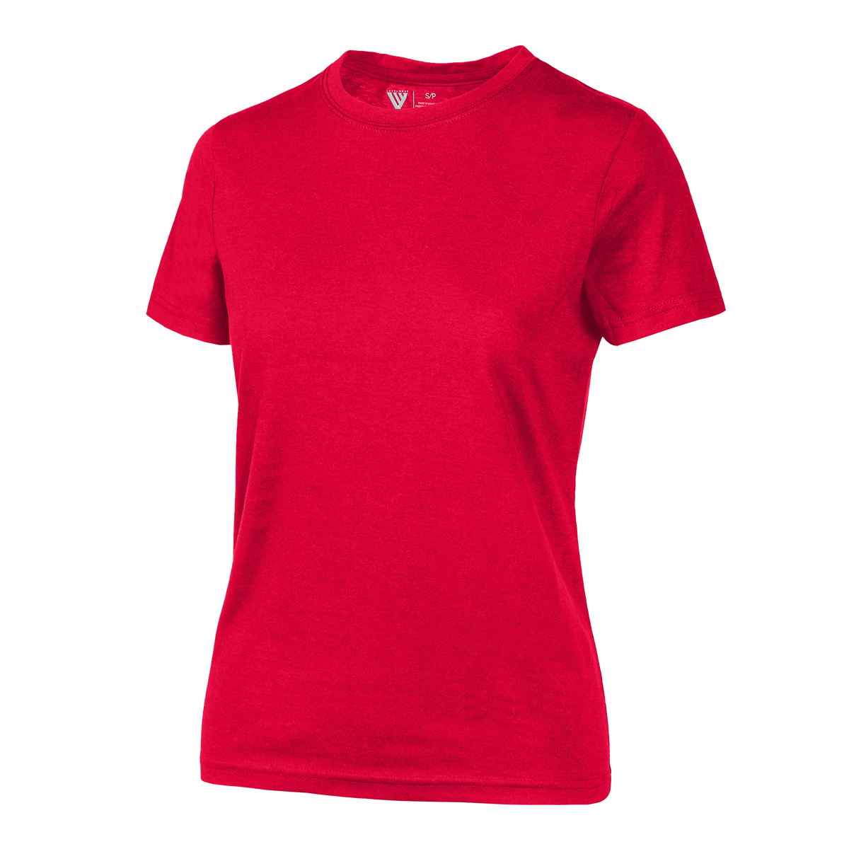 Levelwear Maddox Crew Neck Tee - Womens - Solid Red