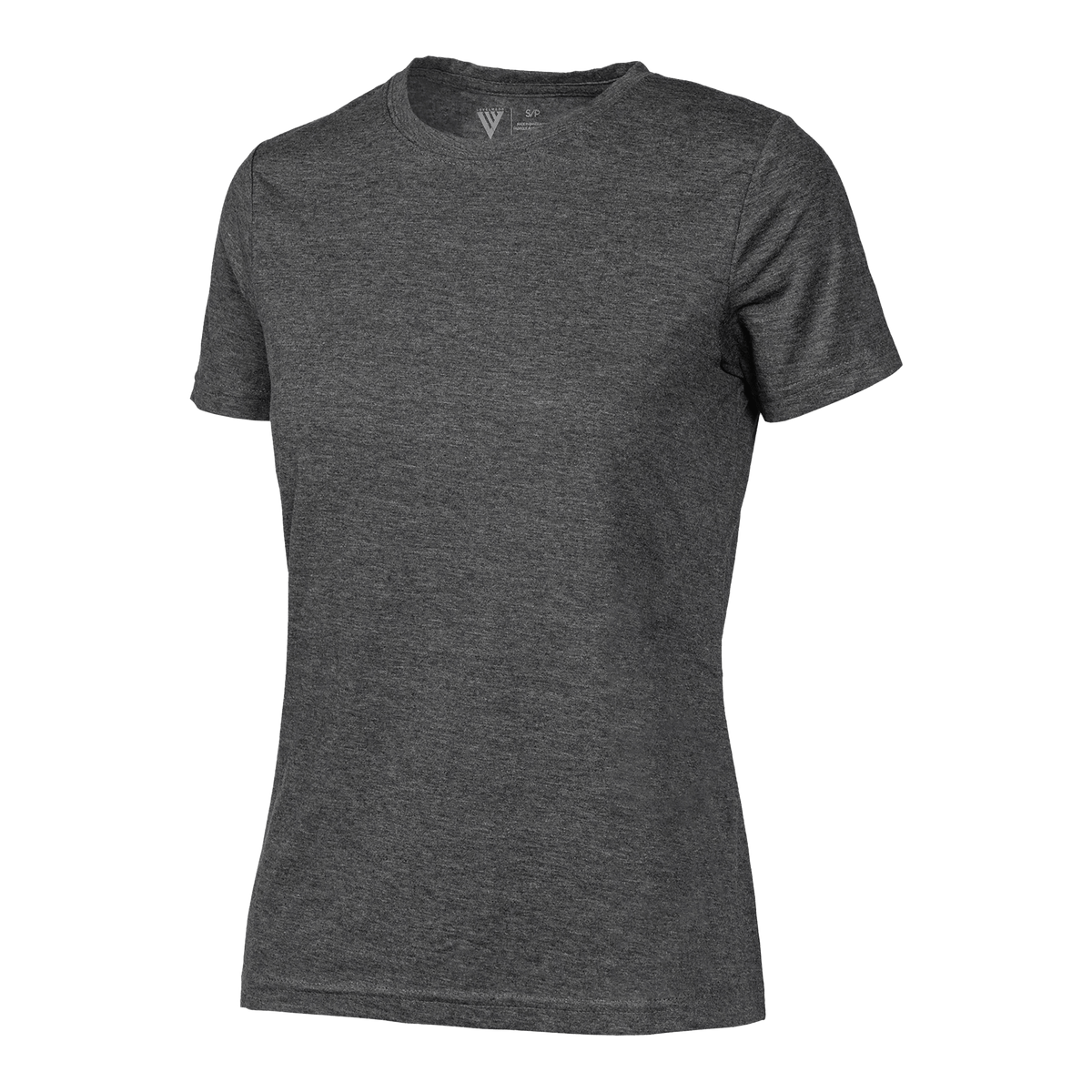 Levelwear Maddox Crew Neck Tee - Womens - Heather Charcoal