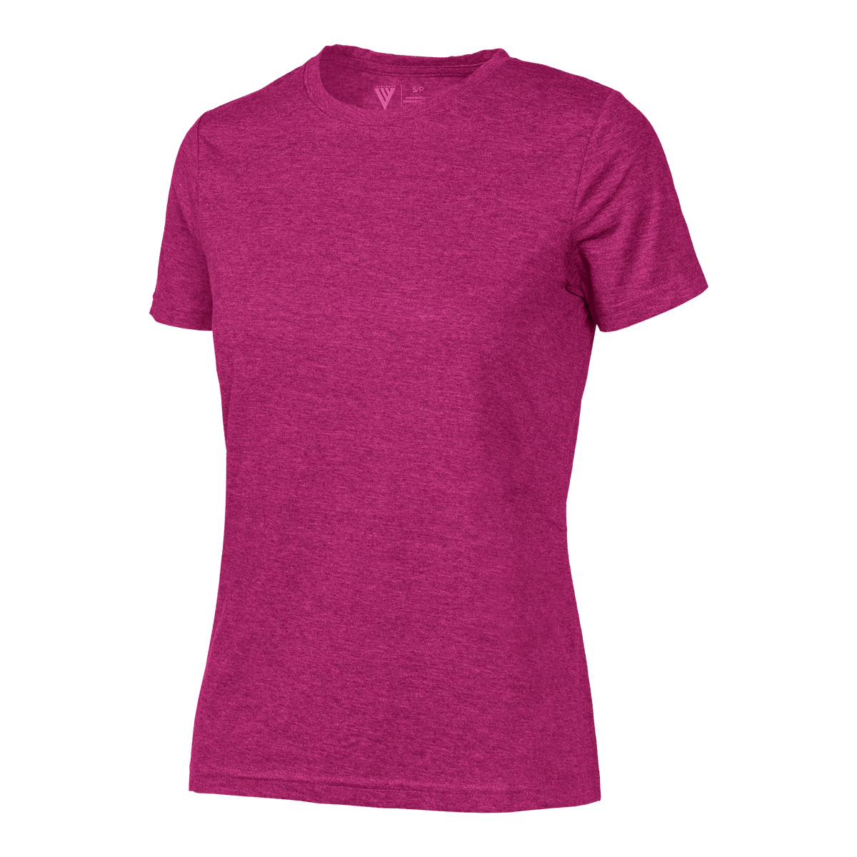 Levelwear Maddox Crew Neck Tee - Womens - Heather Dahlia