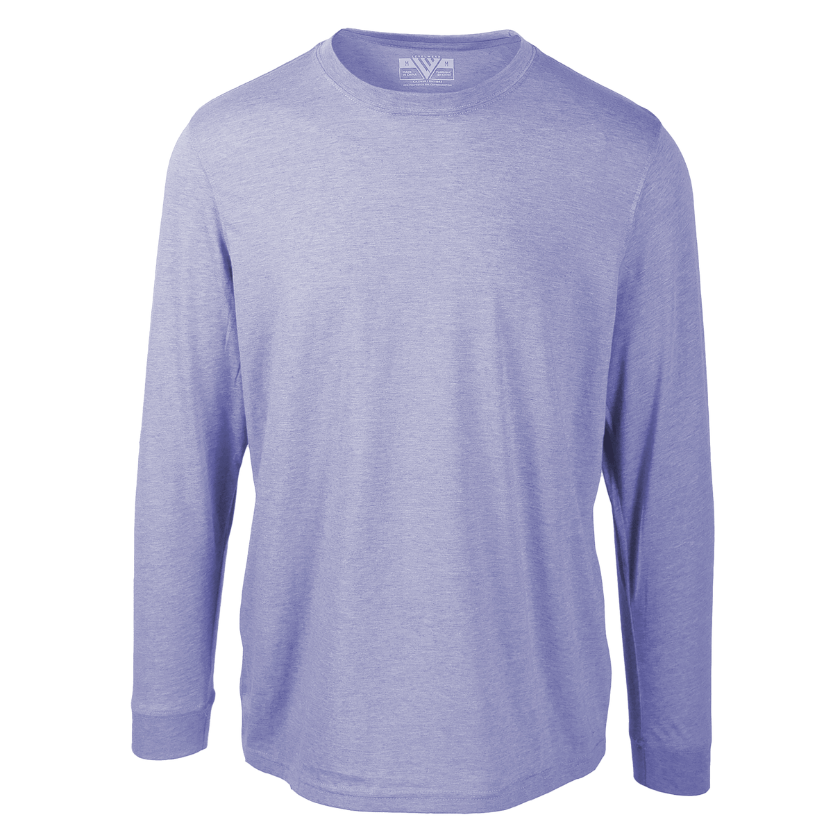 Levelwear Oscar Long Sleeve Tee - Mens - Heather Hydrangea