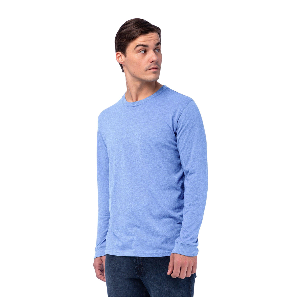 Levelwear Oscar Long Sleeve Tee - Mens - Heather Hydrangea