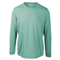 Levelwear Oscar Long Sleeve Tee - Mens - Heather Marine Blue