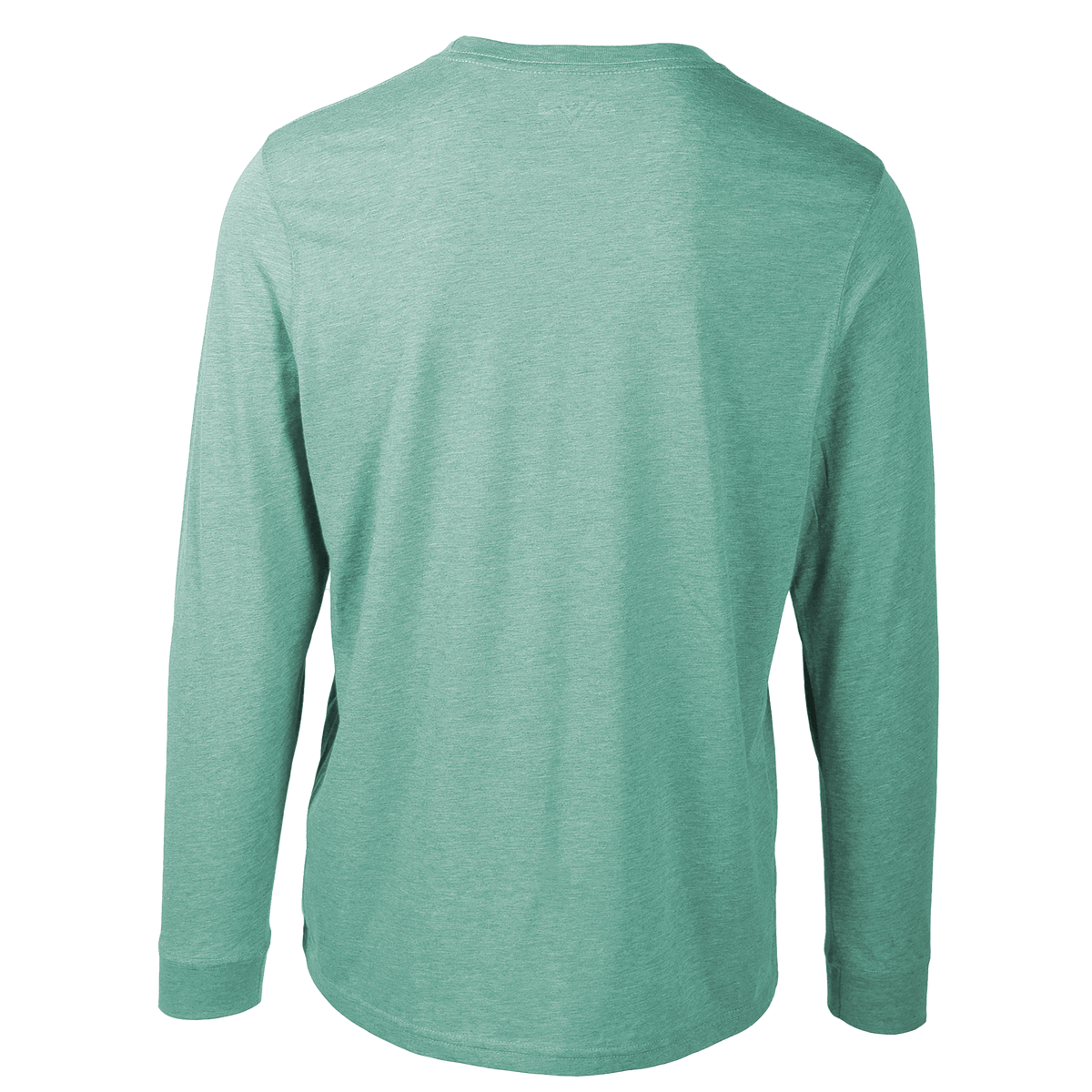 Levelwear Oscar Long Sleeve Tee - Mens - Heather Marine Blue