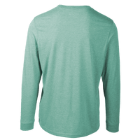 Levelwear Oscar Long Sleeve Tee - Mens - Heather Marine Blue