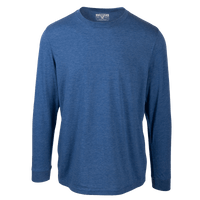 Levelwear Oscar Long Sleeve Tee - Mens - Heather Royal