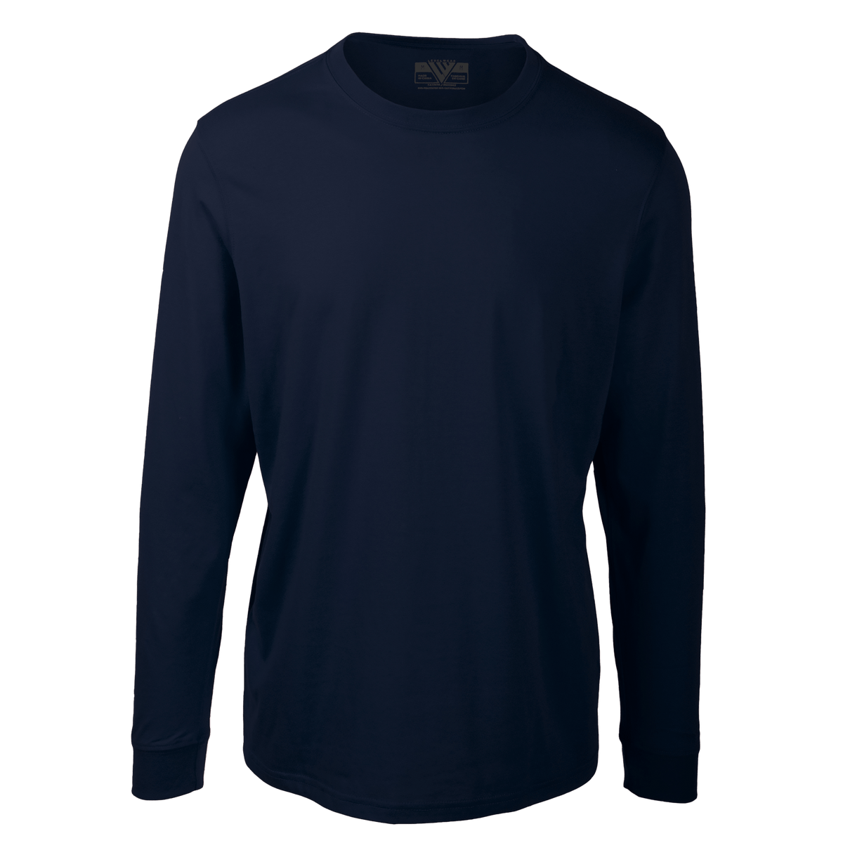 Levelwear Oscar Long Sleeve Tee - Mens - Solid Navy