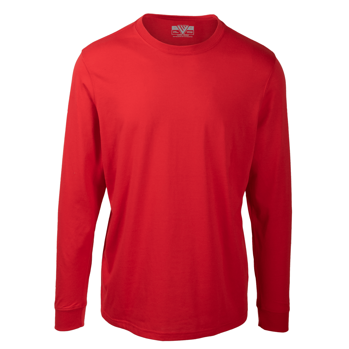 Levelwear Oscar Long Sleeve Tee - Mens - Solid Red