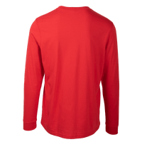 Levelwear Oscar Long Sleeve Tee - Mens - Solid Red