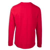 Levelwear Oscar Long Sleeve Tee - Mens - Flame Red