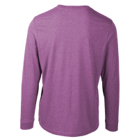 Levelwear Oscar Long Sleeve Tee - Mens - Heather Bordeaux