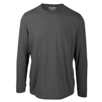 Levelwear Oscar Long Sleeve Tee - Mens - Heather Charcoal