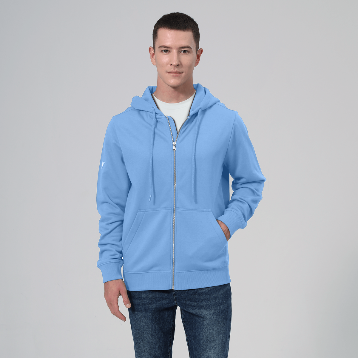 Levelwear Podium Full Zip Hoodie - Mens - Ice 2