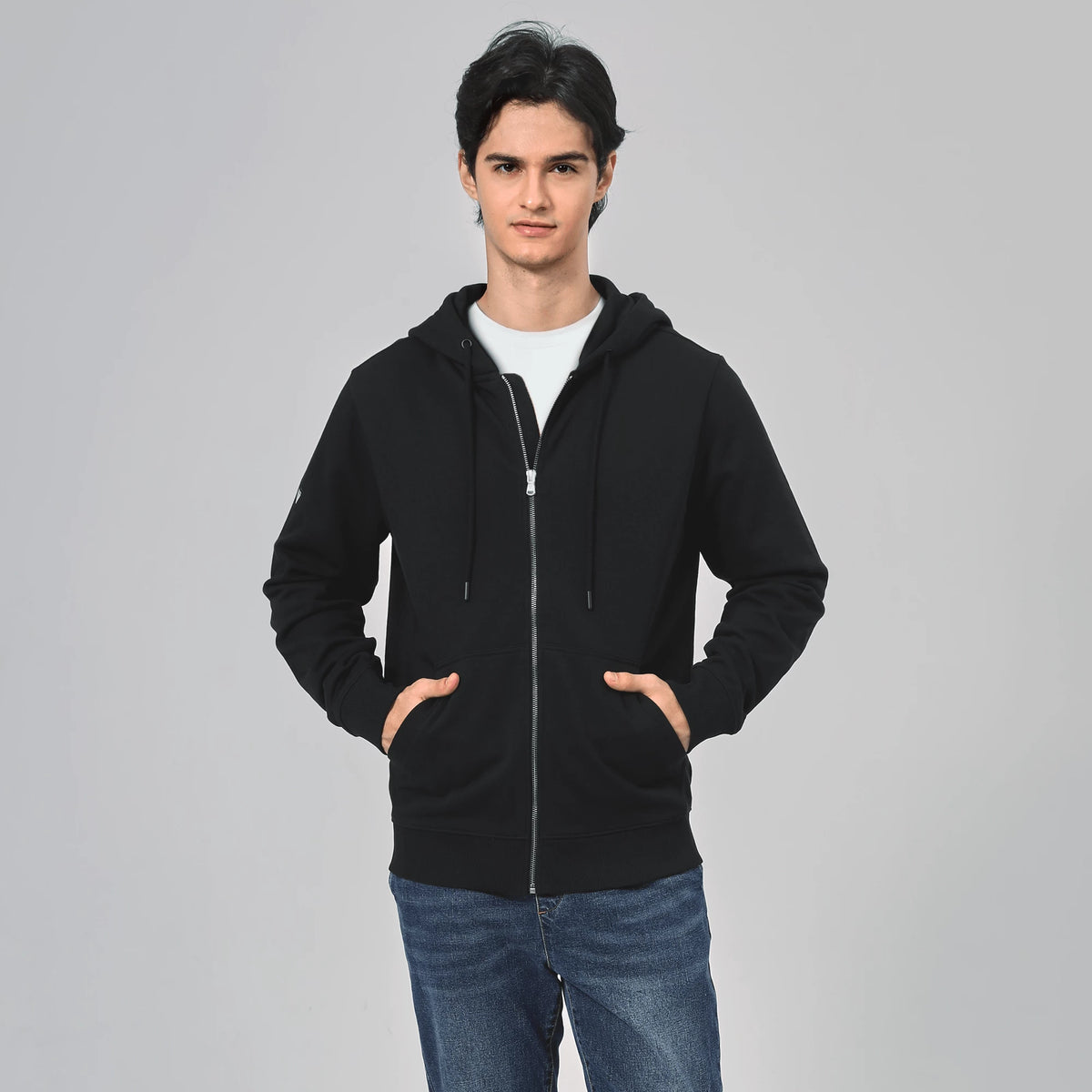 Levelwear Podium Full Zip Hoodie - Mens - Black