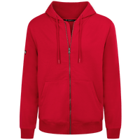 Levelwear Podium Full Zip Hoodie - Mens - Flame Red