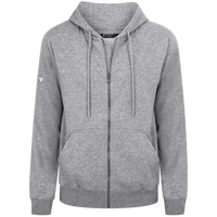 Levelwear Podium Full Zip Hoodie - Mens - Heather Pebble