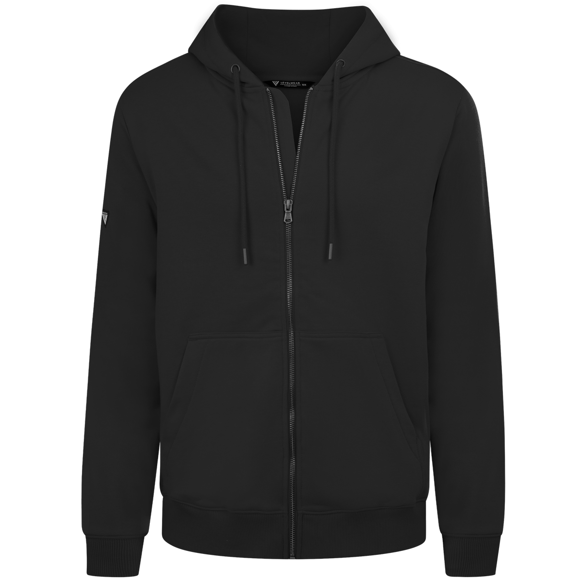 Levelwear Podium Full Zip Hoodie - Mens - Black